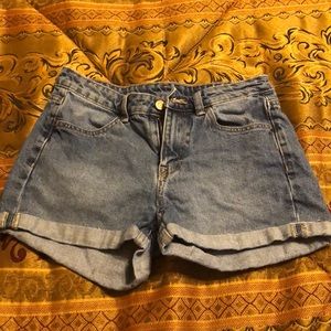 Denim shorts from H & M